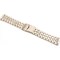 Stainless Steel Wrist Watch Band Bracelet Deployment Buckle & 2 Spring Bars 22mm
